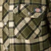 Giacca-camicia con cappuccio in flanella idrorepellente