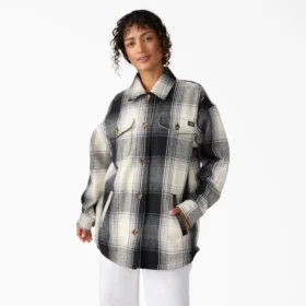 Giacca-camicia da donna in flanella
