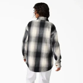 Giacca-camicia da donna in flanella