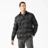 Giacca-camicia in flanella foderata in pile idrorepellente
