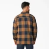 Giacca-camicia in flanella foderata in pile idrorepellente