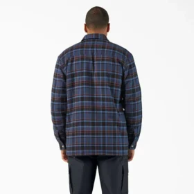 Giacca-camicia in flanella foderata in pile idrorepellente