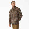 Giacca-camicia in flanella foderata in pile idrorepellente