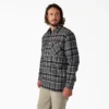 Giacca-camicia in flanella foderata in pile idrorepellente