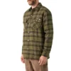 Giacca-camicia in flanella foderata in pile idrorepellente