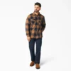 Giacca-camicia in flanella foderata in pile idrorepellente