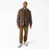 Giacca-camicia in flanella foderata in pile idrorepellente