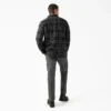 Giacca-camicia in flanella foderata in pile idrorepellente