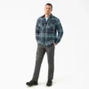 Giacca-camicia in flanella foderata in pile idrorepellente