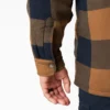 Giacca-camicia in flanella foderata in pile idrorepellente