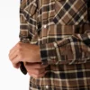 Giacca-camicia in flanella foderata in pile idrorepellente