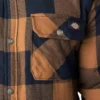 Giacca-camicia in flanella foderata in pile idrorepellente