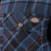 Giacca-camicia in flanella foderata in pile idrorepellente