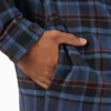 Giacca-camicia in flanella foderata in pile idrorepellente
