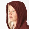 Giacca da donna in tela di cotone foderata in pile Giacca da donna in tela di cotone foderata in pile