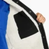 Giacca da lavoro da donna in tela di cotone con fodera in pile a pelo lungo Giacca da lavoro da donna in tela di cotone con fodera in pile a pelo lungo