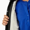 Giacca da lavoro da donna in tela di cotone con fodera in pile a pelo lungo Giacca da lavoro da donna in tela di cotone con fodera in pile a pelo lungo
