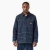 Giacca da lavoro in denim foderata in pile Giacca da lavoro in denim foderata in pile