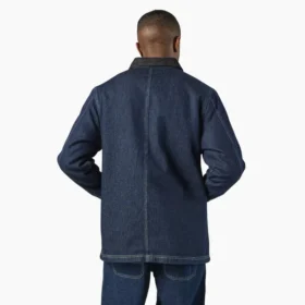 Giacca da lavoro in denim foderata in pile