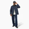 Giacca da lavoro in denim foderata in pile Giacca da lavoro in denim foderata in pile