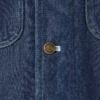 Giacca da lavoro in denim foderata in pile Giacca da lavoro in denim foderata in pile