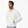 Giacca in denim a pieghe con cimosa