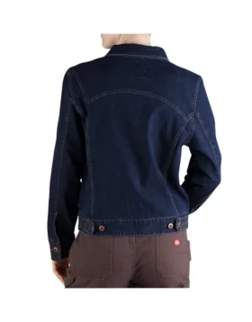 Giacca in denim elasticizzato da donna