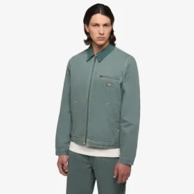 Giacca in denim foderata in flanella