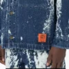Giacca in denim sbiancato Brain Dead Giacca in denim sbiancato Brain Dead