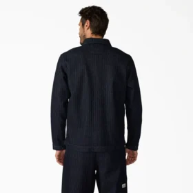 Giacca in denim selvedge a spina di pesce Barn