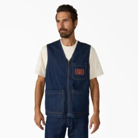 Gilet in denim con zip Dickies X Harley-Davidson®