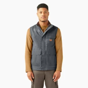 Gilet in tela completamente cerata