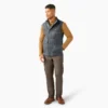 Gilet in tela completamente cerata