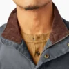 Gilet in tela completamente cerata