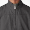 Gilet in tela di cotone con fodera in pile a pelo lungo Gilet in tela di cotone con fodera in pile a pelo lungo