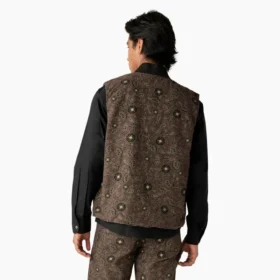 Gilet reversibile con stampa floreale Ellis