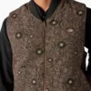 Gilet reversibile con stampa floreale Ellis