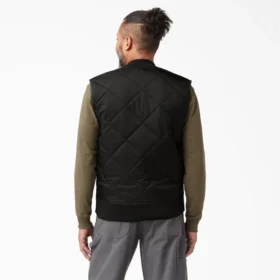 Gilet trapuntato a rombi