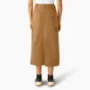 Gonna midi cargo da donna in tela di cotone