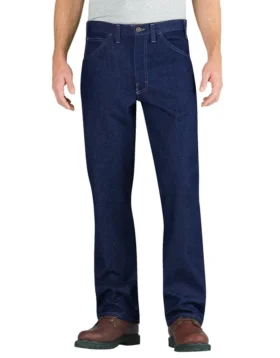 Jeans a 5 tasche con vestibilità comoda e gamba dritta, resistenti alle fiamme
