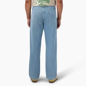 Jeans a gamba larga con Double Knee