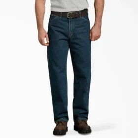 Jeans da carpentiere dalla vestibilità comoda e dal tessuto pesante