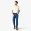 Jeans da carpentiere dalla vestibilità comoda e dal tessuto pesante