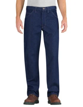 Jeans da carpentiere ignifughi a gamba dritta e vestibilità comoda