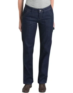Jeans da carpentiere in denim da donna con vestibilità comoda