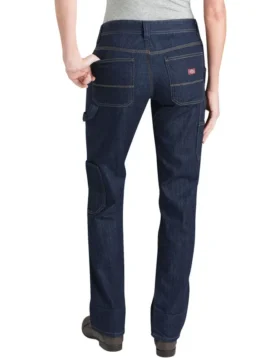 Jeans da carpentiere in denim da donna con vestibilità comoda