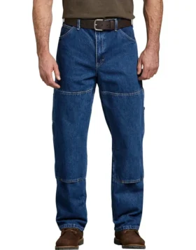 Jeans da carpentiere in denim dalla vestibilità comoda con rinforzo Double Knee sulle ginocchia