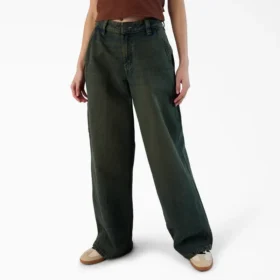 Jeans da donna in denim dal taglio ampio