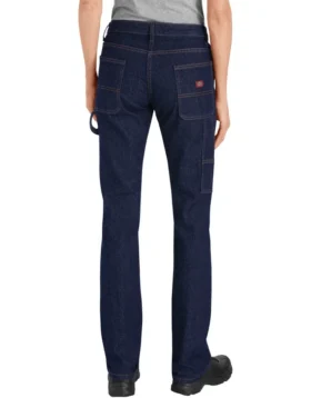 Jeans da lavoro in denim da donna con vestibilità comoda Jeans da lavoro in denim da donna con vestibilità comoda