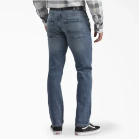 Jeans in denim a 5 tasche con gamba dritta e vestibilità regolare della serie X di Dickies Jeans in denim a 5 tasche con gamba dritta e vestibilità regolare della serie X di Dickies